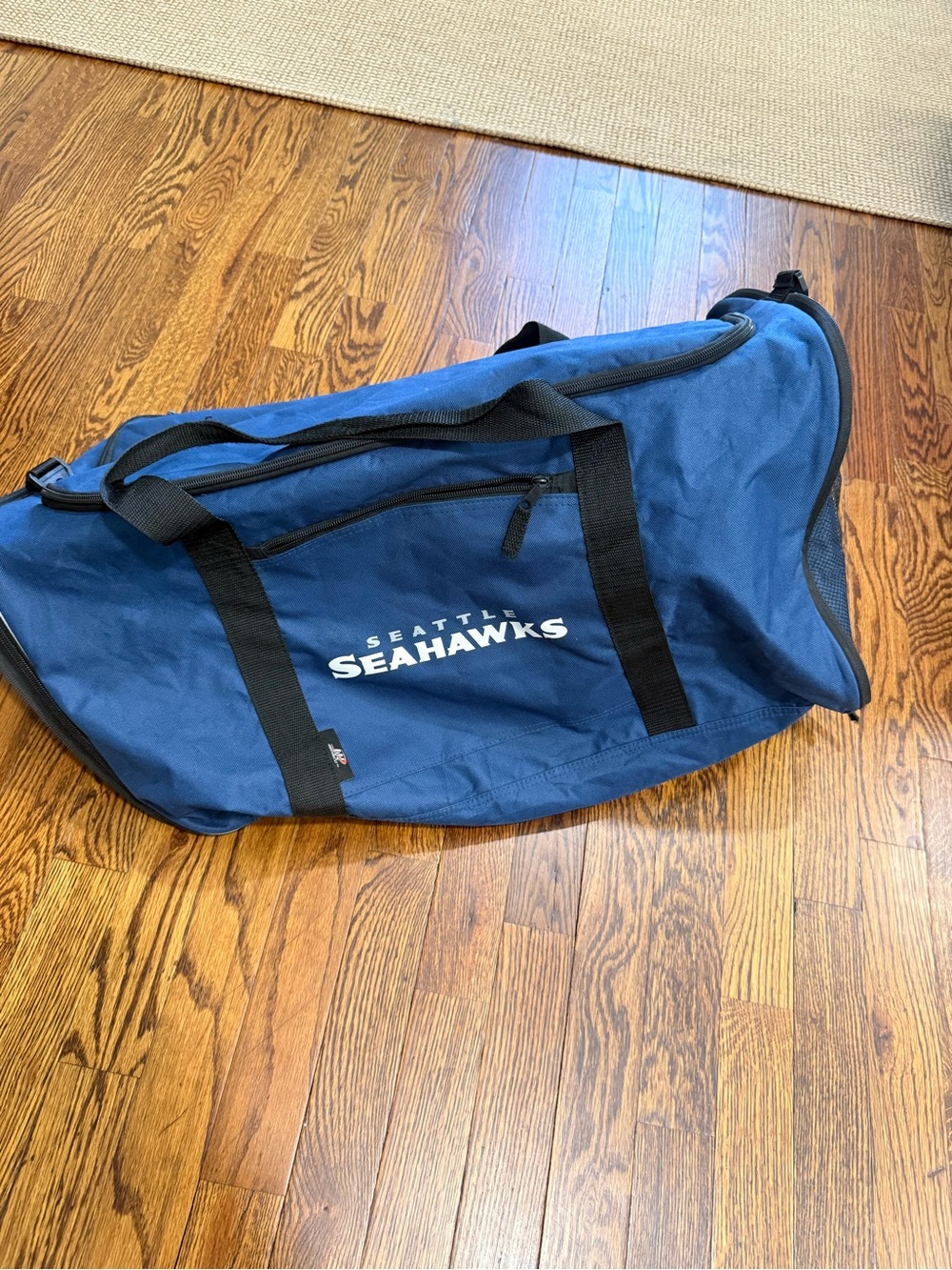 Blue Duffel Bag - Team Logo Sports Travel Bag